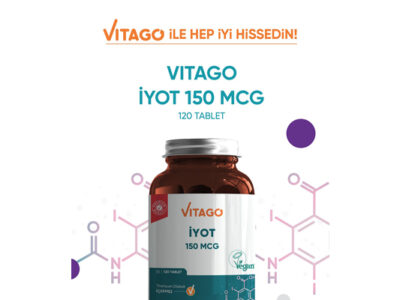 Vitago Premium Serisinin Yeni Uyesi Vegan Iyot Tablet