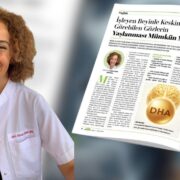 Uzm. Ecz. Funda Figen Şirin Bal – DHA, beyin sağlığı ve göz sağlığı üzerine uzman eczacı portresi.