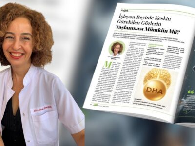 Uzm. Ecz. Funda Figen Şirin Bal – DHA, beyin sağlığı ve göz sağlığı üzerine uzman eczacı portresi.
