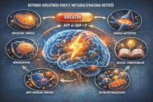 Kreatinin beyin fonksiyonları ve kas sağlığı üzerindeki hücresel enerjiye dayalı etkileri