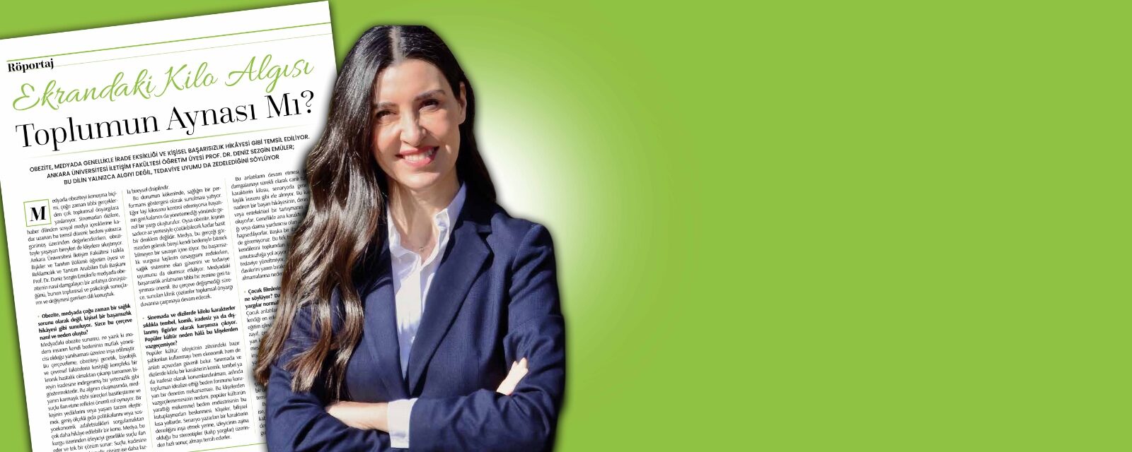 Prof. Dr. Deniz Sezgin Emüler ile Medyada Obezite Temsili ve Algısı Üzerine Röportaj - OTC Plus